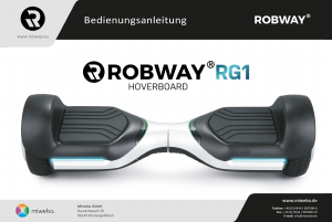 Bedienungsanleitung Robway RG1 Hoverboard