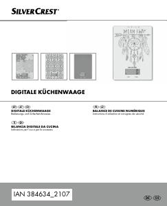 Manuale SilverCrest IAN 384634 Bilancia da cucina