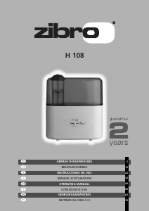 Manual de uso Zibro H 108 Humidificador