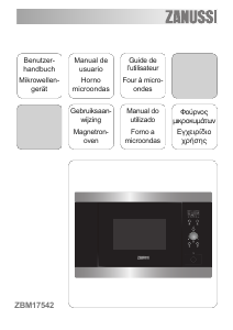 Návod Zanussi ZBM17542XA Mikrovlnná rúra