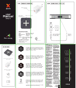 説明書 Xtorm XW206 ワイヤレス充電器