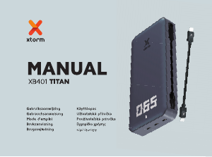 Manual Xtorm XB401 Portable Charger