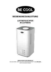 Manual Be Cool BCLB705K01 Humidifier