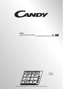 Handleiding Candy CHW6LBX LPG Kookplaat