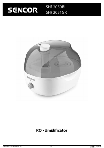 Manual Sencor SHF 2050BL Umidificator
