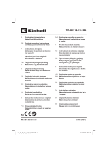 Mode d’emploi Einhell TP-MX 18-2 Li BL Mélangeur à ciment