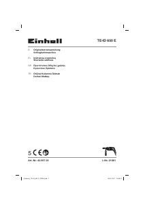 Instrukcja Einhell TE-ID 650 E Wiertarka udarowa