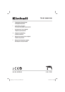 Manual de uso Einhell TC-ID 1000 E Kit Taladradora de percusión