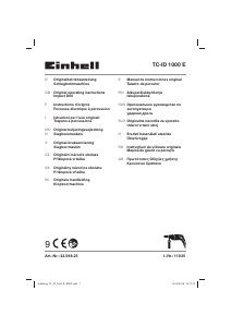 Handleiding Einhell TC-ID 1000 E Klopboormachine