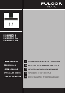 Manual de uso Fulgor FPRHD 482 TC MBK Campana extractora