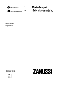 Manuale Zanussi ZKC38310XK Microonde