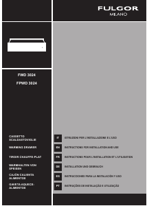 Manuale Fulgor FWD 3024 X Cassetto scaldavivande