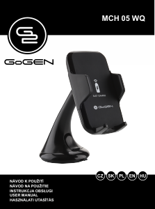 Manual GoGEN MCH 05 WQ Phone Mount