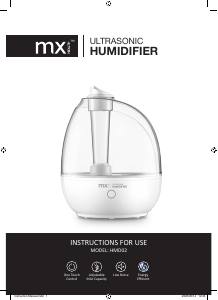 Manual MX HMD02 Humidifier