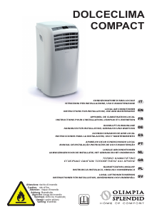 Bruksanvisning Olimpia Splendid DolceClima Compact 8X Luftkonditionering
