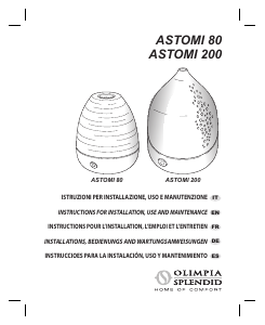 Manual de uso Olimpia Splendid Astomi 200 Difusor de aroma