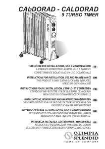 Manual de uso Olimpia Splendid Caldorad Calefactor