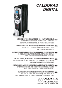 Manual de uso Olimpia Splendid Caldorad Digital Calefactor
