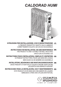 Manuale Olimpia Splendid Caldorad Humi Termoventilatore