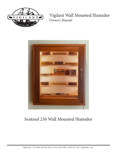 Manual Vigilant Sentinel 250 Humidor