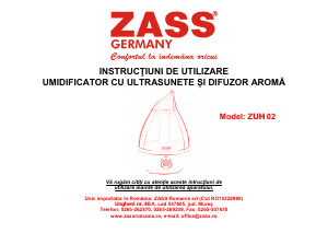 Manual Zass ZUH 02 Umidificator