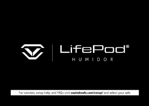 Manual Vaultek LifePod Humidor