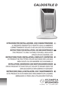 Manual de uso Olimpia Splendid Caldostile D Calefactor