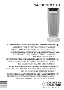 Manual de uso Olimpia Splendid Caldostile DT Calefactor