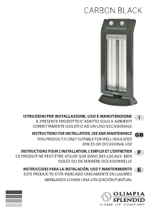 Manual Olimpia Splendid Carbon Black Heater