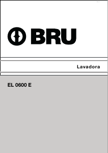 Manual de uso BRU EL 0600 E Lavadora