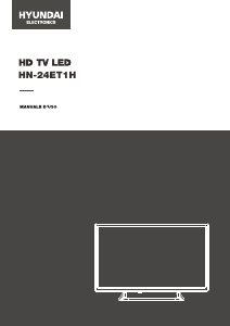 Manuale Hyundai HN-24ET1H LED televisore