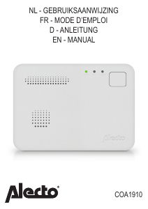 Manual Alecto COA-1910 Carbon Monoxide Detector