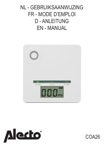 Manual Alecto COA-26 Carbon Monoxide Detector