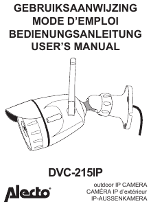 Manual Alecto DVC-215IP IP Camera