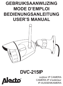 Bedienungsanleitung Alecto DVC-215IP IP Kamera