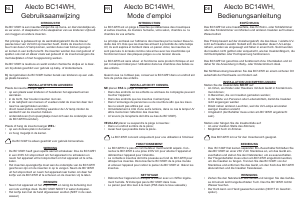 Manuál Alecto BC-14WH Odpuzovač hmyzu