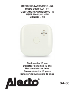 Manual Alecto SA-50 Smoke Detector