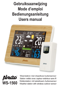 Manual Alecto WS-1560 Weather Station