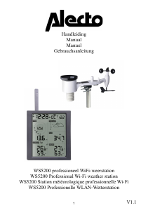 Manual Alecto WS-5200 Weather Station