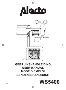 Manual Alecto WS-5400 Weather Station