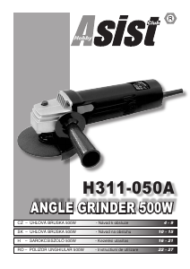 Manual Asist H311-050A Polizor unghiular