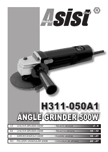 Manual Asist H311-050A1 Polizor unghiular