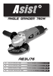 Manual Asist AE3U76 Polizor unghiular