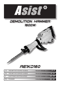 Manuál Asist AE1KD160 Demoliční kladivo