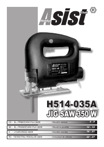Használati útmutató Asist H514-035A Szúrófűrész