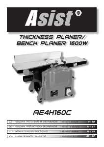 Návod Asist AE4H160C Hoblík
