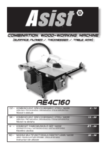 Használati útmutató Asist AE4C160 Asztali fűrész