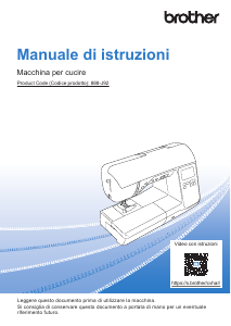 Manuale Brother Innov-is F560 Macchina per cucire