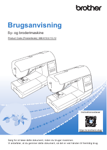 Brugsanvisning Brother Innov-is F580 Symaskine