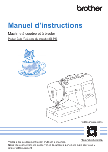 Mode d’emploi Brother LB7950 Machine à coudre